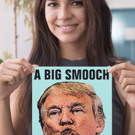 Tarjeta DONALD TRUMP KISS BIRTHDAY greeting CARDS