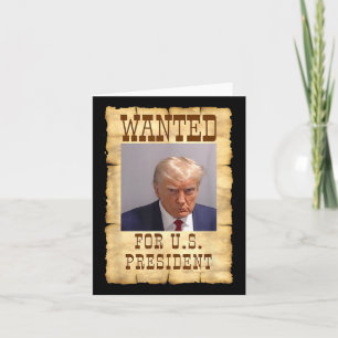 Tarjeta Donald Trump Mug Shot Se Quiere Para Los Ee.Uu. Pr