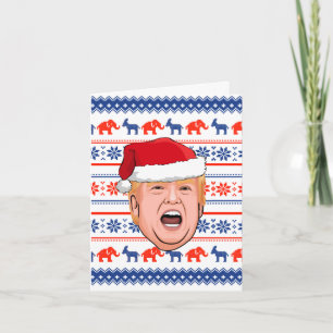 Tarjeta DONALD TRUMP Navidad