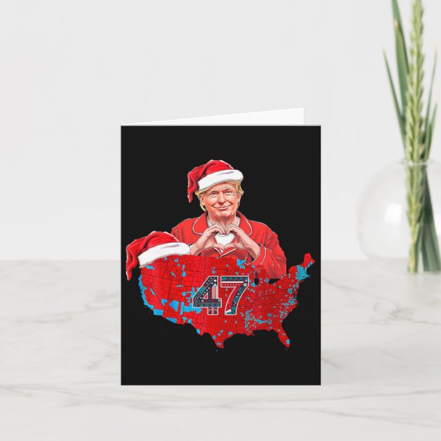 Tarjeta Donald Trump Navidades Red Ue Cobertura De Trump (Anverso)