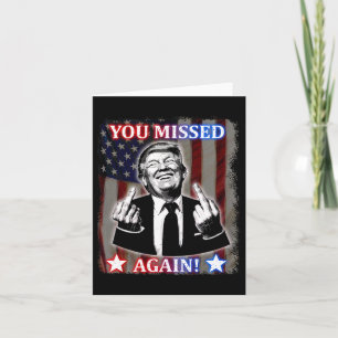 Tarjeta Donald Trump - ¡Te perdiste de nuevo!
