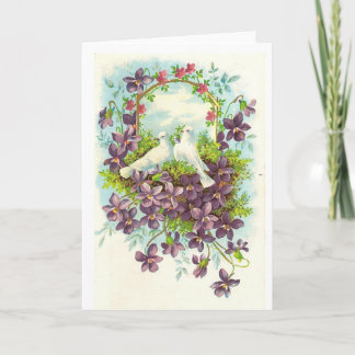 Tarjeta Doñas y flores