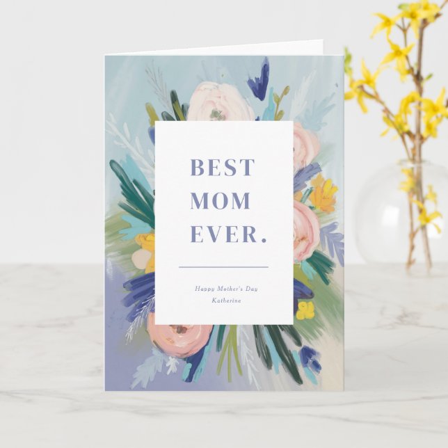 Tarjeta Donde el amor crece el día de la madre (flor amarilla)