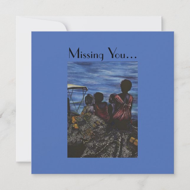 Tarjeta ¿Dónde está papá? Harbour Island, Bahamas (Anverso)