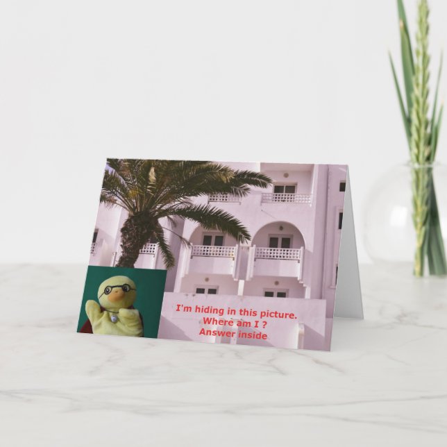 Tarjeta ¿Dónde estoy? #1 (Anverso)