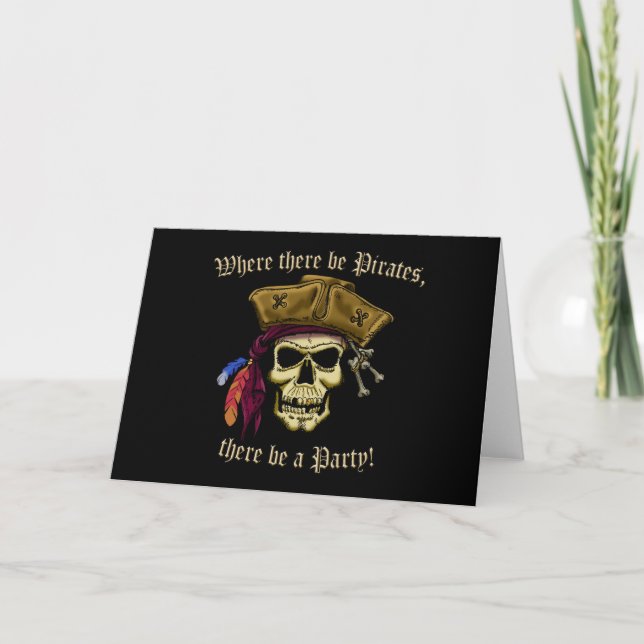 Tarjeta Donde haya piratas (Anverso)