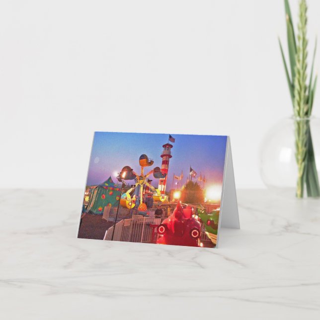 Tarjeta donde la diversión es (Anverso)