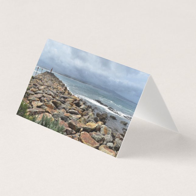 Tarjeta Donde las rocas se encuentran con el mar - Punto d (Anverso)