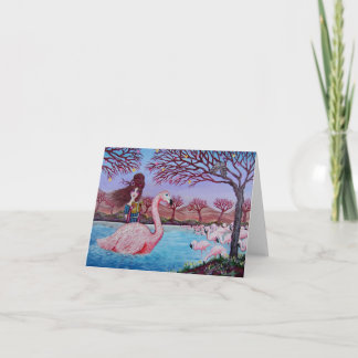 Tarjeta ¿Dónde para mil del arte? notecard