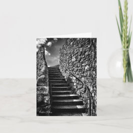 Tarjeta Donde sus pasos llevan en blanco