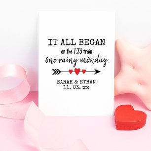 Tarjeta Donde Todo Comenzó Día de San Valentín con Amor