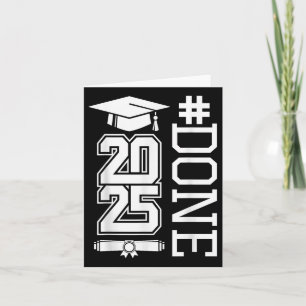 Tarjeta #done Cl De 2025 - Graduación Hasta El Final De 20