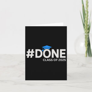 Tarjeta #done Cl De 2025 - Graduación Hasta El Final De 20