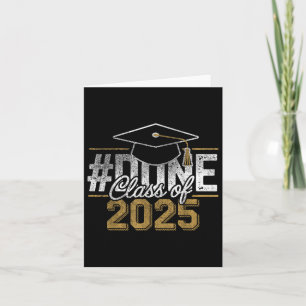 Tarjeta #done Ll De La Graduación De 2025 Por Su Grado Sen