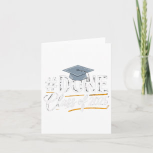 Tarjeta #done Ll De La Graduación De 2025 Por Su Grado Sen