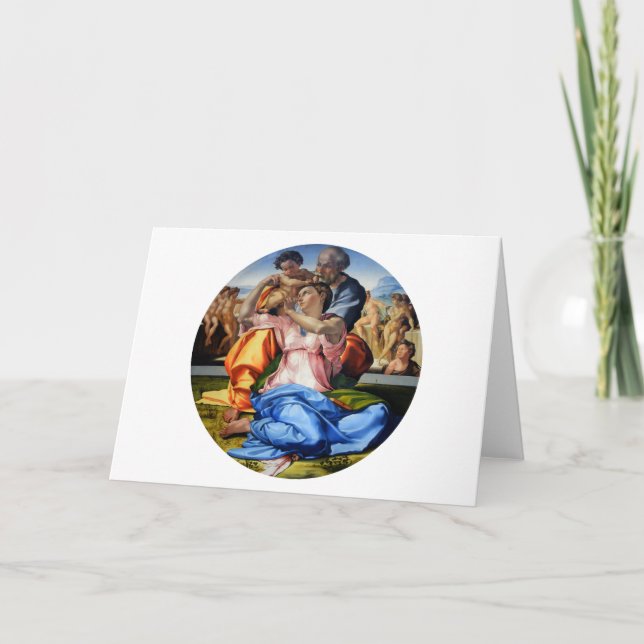 Tarjeta Doni Tondo, Doni Madona, Miguel Ángel, 1507 (Anverso)