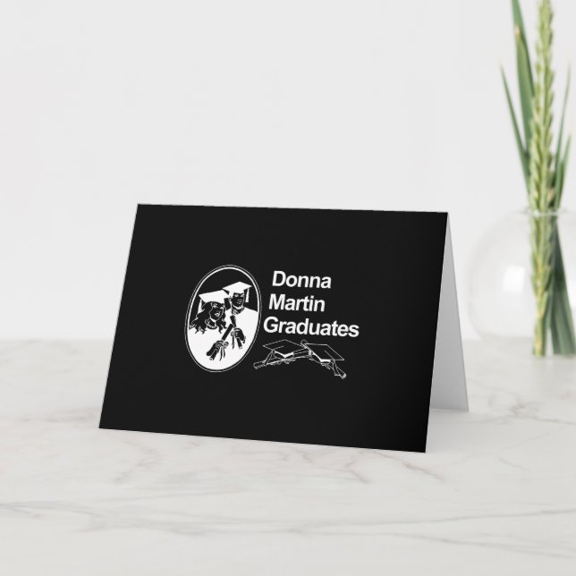 Tarjeta DONNA MARTIN GRADÚA la camiseta (Anverso)