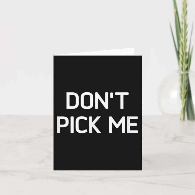 Tarjeta Don't Ck Me, Funny, Jokes, Sarcastic  (Anverso)