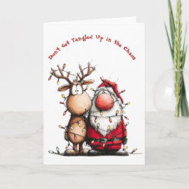 Tarjeta Don't Get Tangled Up in the Chaos card