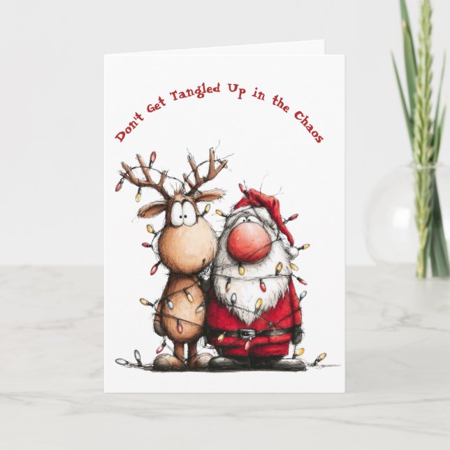 Tarjeta Don't Get Tangled Up in the Chaos card (Anverso)