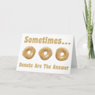 Tarjeta Donut Humor