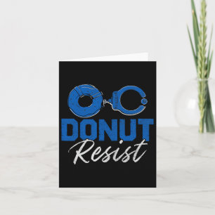 Tarjeta Donut resiste divertida aplicación policial de pol