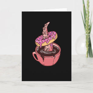 Tarjeta Donuts y café