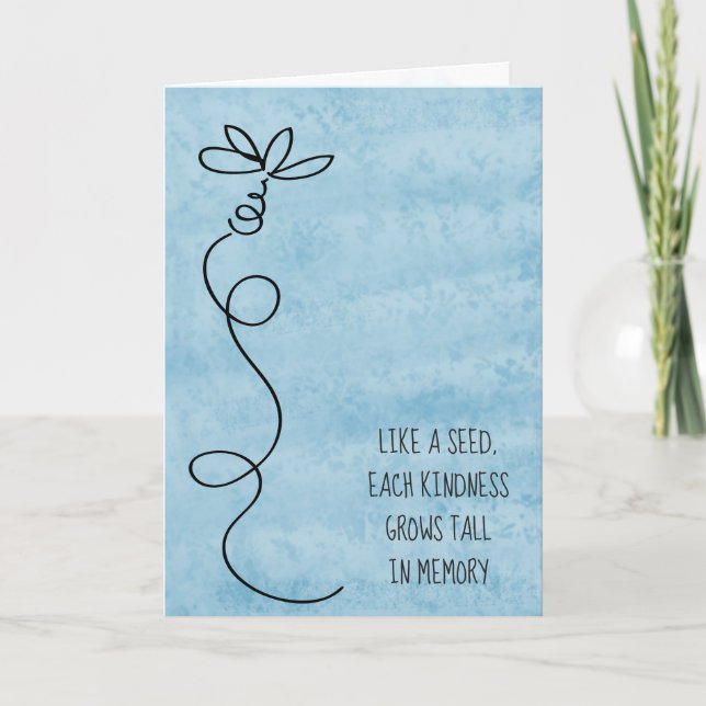 Tarjeta doodle daisy gracias (Anverso)