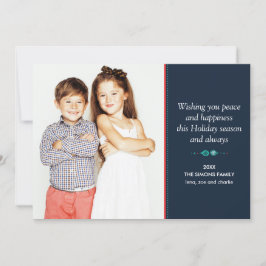 Tarjeta Doodle Festive Escandinavia Festividad de arte fol