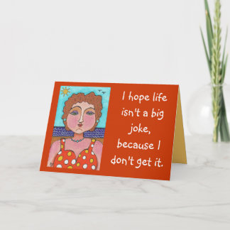 Tarjeta DORIS: Espero que la vida no sea un chiste