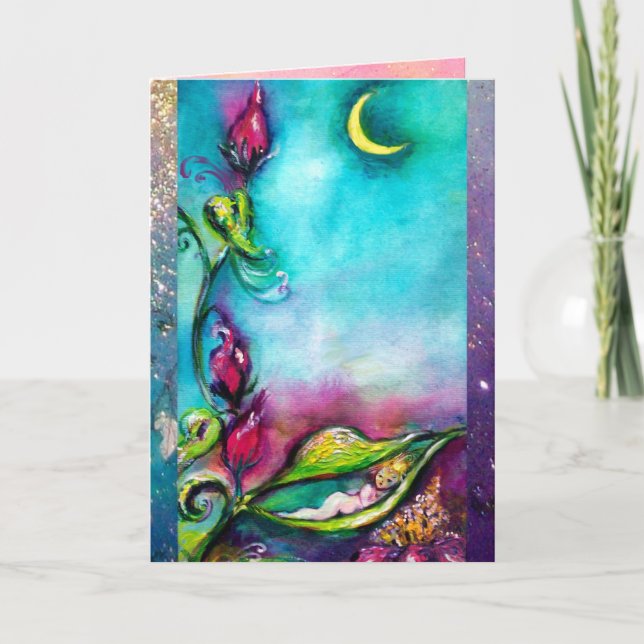 TARJETA DORMIR DE THUMBELINA EN LA LUZ DE LA PALABRA/TAPA  (Anverso)