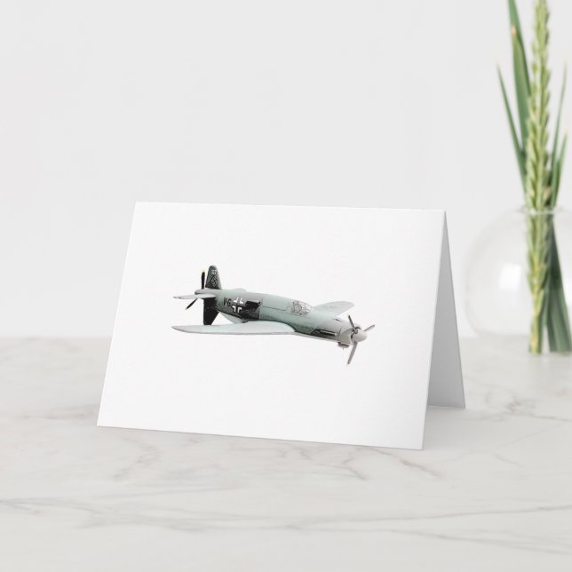 Tarjeta Dornier 335 avión Gran Saludo (Anverso)