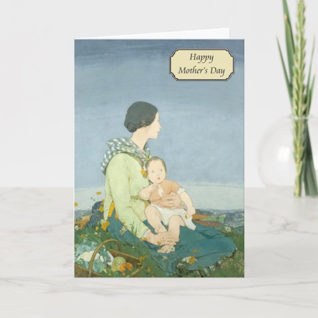 Tarjeta Dorothy Webster Hawksley - el día de madre del (Anverso)