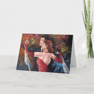 Tarjeta "Dos al tango" (tarjeta en blanco)