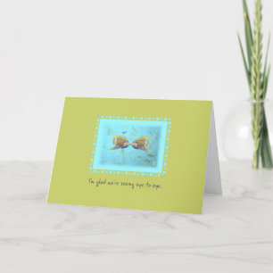 Tarjeta Dos Angelfish Sweet Angel Eye to Eye Card