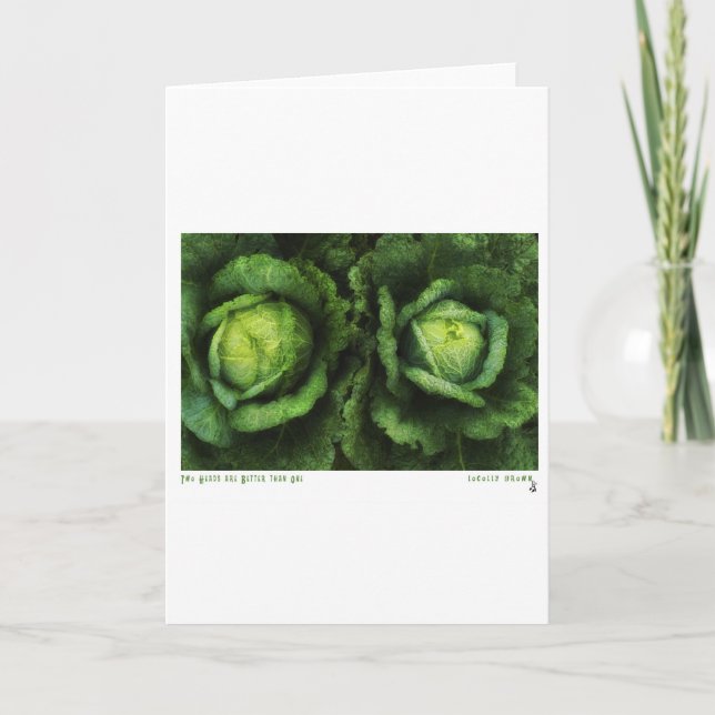 Tarjeta Dos cabezas (Anverso)