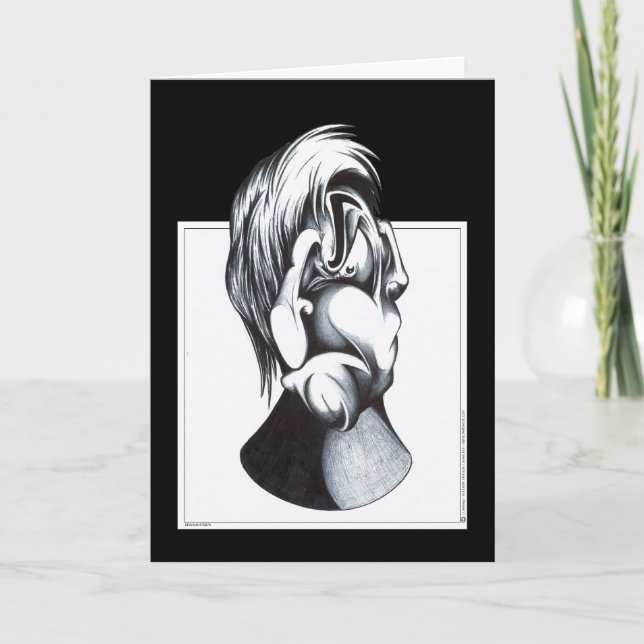 Tarjeta Dos caras de pena (Anverso)