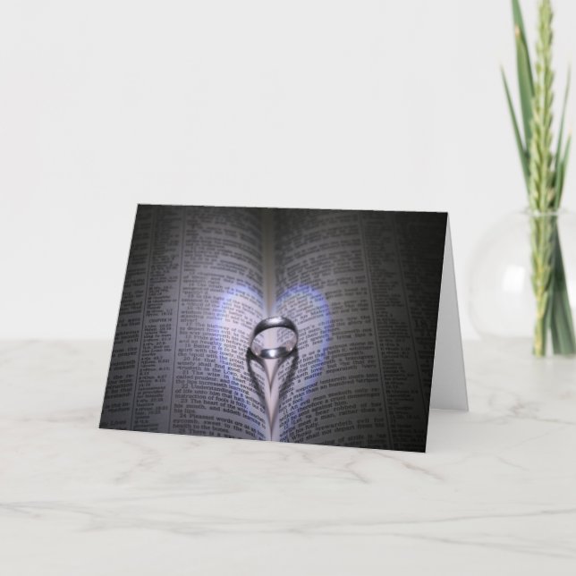 Tarjeta Dos Corazones De Oscuridad (Anverso)