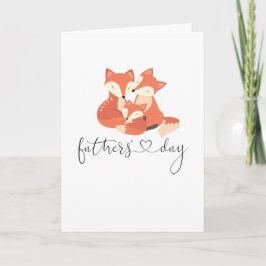Tarjeta Dos dads gay felices padres día Fox