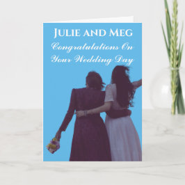 TARJETA DOS FELICIDADES BODAS DE BRIDES