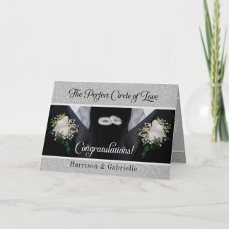 Tarjeta Dos felicitaciones a los Bodas gay de Tuxedos