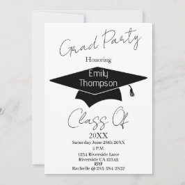 Tarjeta Dos fotos con graduación de Purpurina de oro