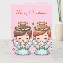 Tarjeta Dos guardianes celestiales 