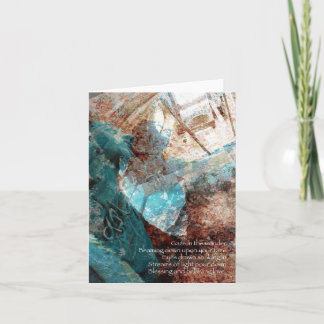 Tarjeta Dos hermanas bendiciendo la luz y el amor