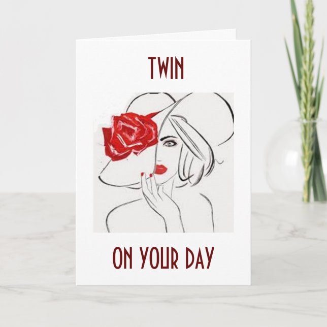 TARJETA DOS HERMANAS-RELAX, DISFRUTE DE ESTAR FELIZ EN SU  (Anverso)