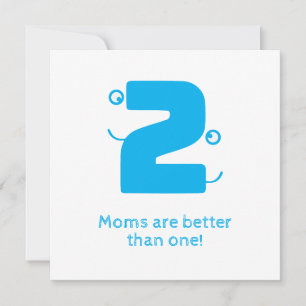 Tarjeta Dos mamás
