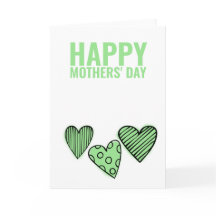 Dos mamás felices Día de la Madre gay verde