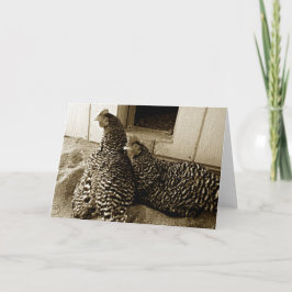 Tarjeta Dos mejores amigos de Hens