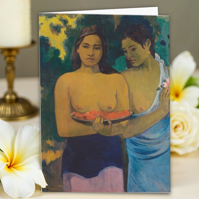Tarjeta Dos mujeres tahitianas por Paul Gauguin, Arte (Subido por el creador)