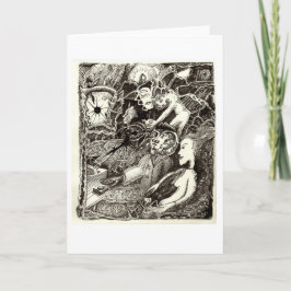 Tarjeta Dos mundos, por Brian Benson